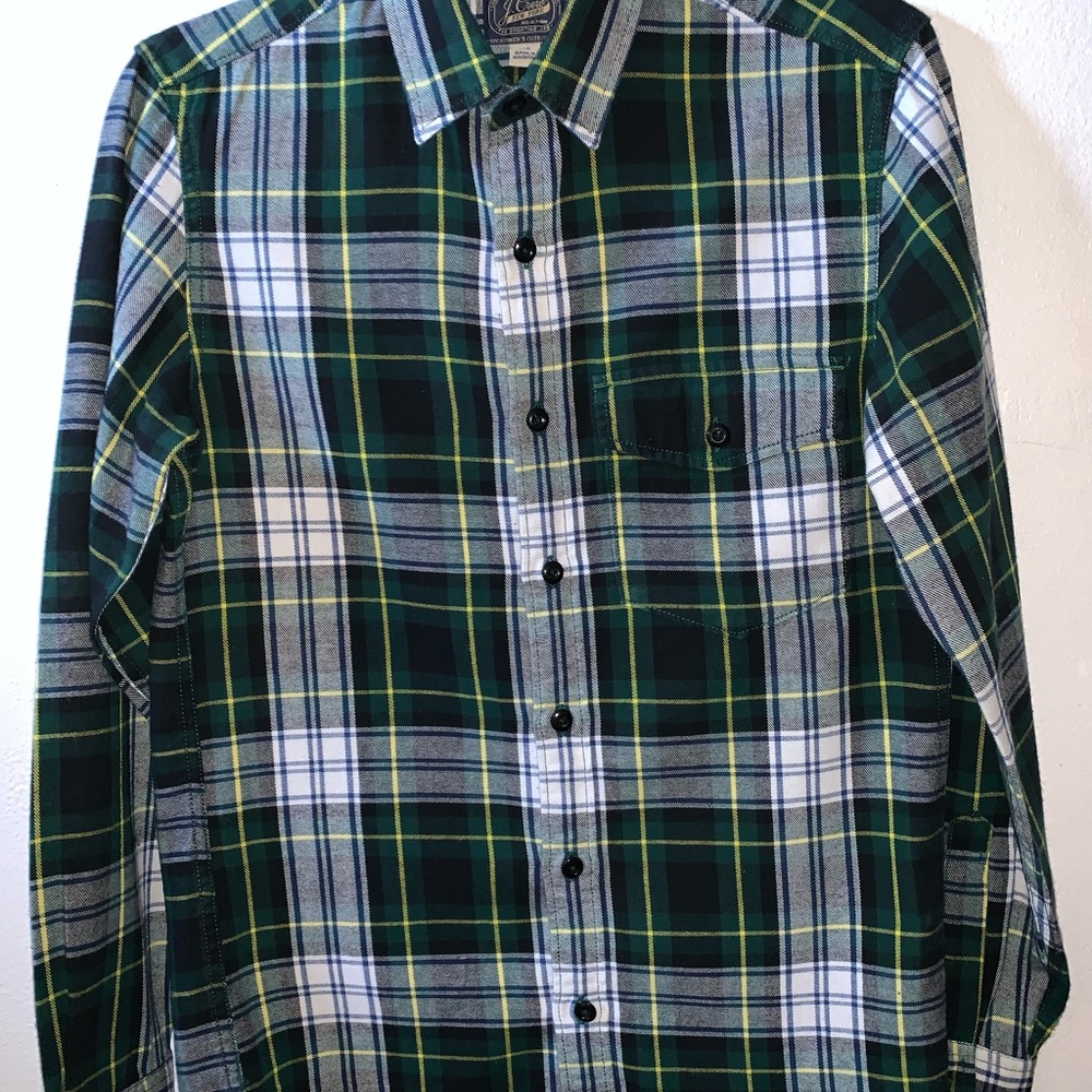 J. Crew plaid button down shirt